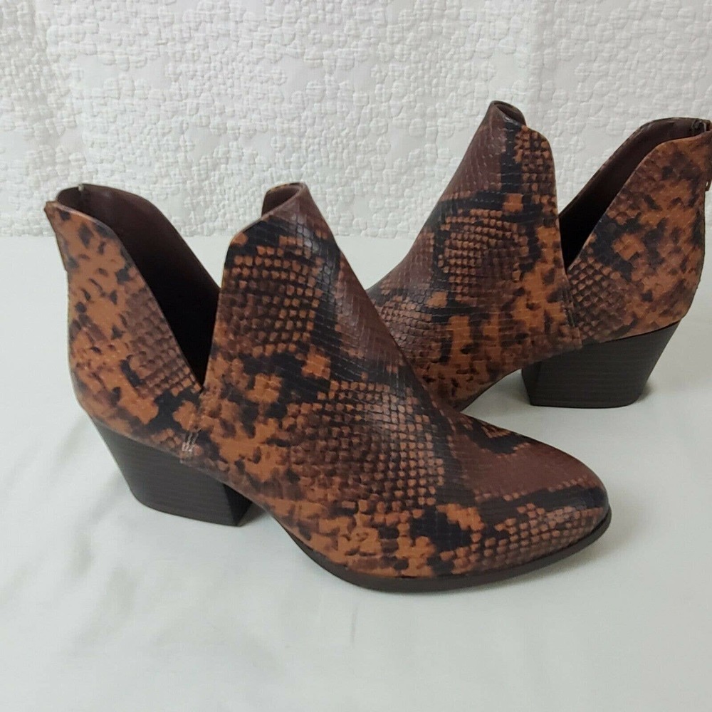 SO Barb Women's Ankle Boots SNAKE  size 8